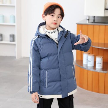 GILE男童棉衣兒童加厚免洗外套冬裝棉襖大童冬季羽絨棉服男孩