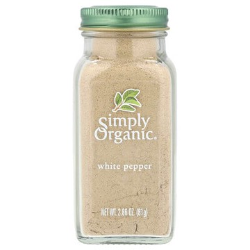 Simply Organic, 白胡椒，2.86盎司（81克）