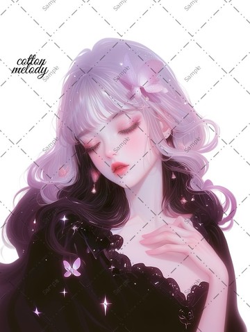 original sticker no.1130 人物貼紙 原創貼紙 人物貼紙 女孩貼紙 原創人物貼紙