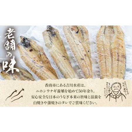 ふるさと納税 吉川水産 高知県産うなぎの白焼 中サイズ(120〜140g)×5尾 タレ付き 自宅用エコ包装 yw-0047 高知県香南市