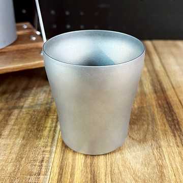 Snow rock 純鈦斜身啤酒杯 純鈦高顔值啤酒杯 純鈦雙層杯 純鈦水杯 戶外野營便攜雙層隔熱防摔咖啡飲料果汁杯水杯