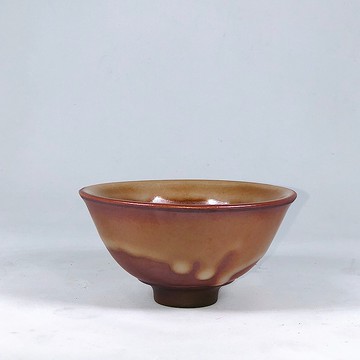 【唯一手作】柴燒 志野小茶碗 JC043