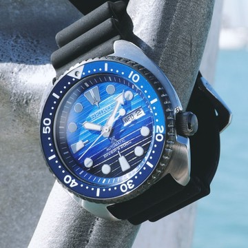 SEIKO精工 PROSPEX系列 DIVER SCUBA 防水200米 潛水機械腕錶 45mm (4R36-05H0A/SRPC91J1)