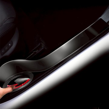 汽車加厚防撞條 5cm5米 車身飾條 車門防撞條 汽車防撞貼 汽車飾條 車身防撞條 車身裝飾【CW0051】普特汽車精品