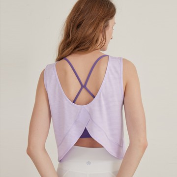 S2N LIKE THAT 極簡透紗短版罩衫_Lilac T225