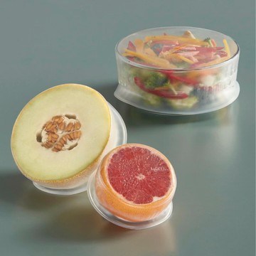 【CB JAPAN】日本無毒鉑金矽膠可微波耐熱保鮮蓋/密封蓋/保鮮罩-15cm