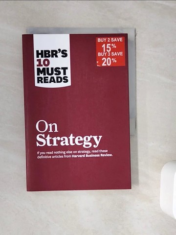 【書寶二手書T5／傳記_WHR】HBR’s 10 Must Reads on Strategy_Harvard Business Review (COR)
