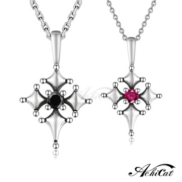 925純銀項鍊．注定戀情．單鑽．十字架．對鍊．單個．情人節禮物．CS7060