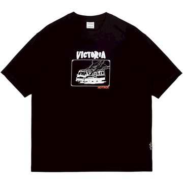 VICTORIA HK 2611006 HOTBOX TEE 短T (黑色)