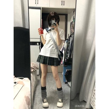 🎇可開發票✨正肩POLO領衫翻領短袖T恤女2025夏季新款簡約刺繡修身顯瘦上衣潮#免運