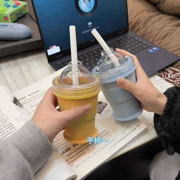隔日到貨 摺疊冰球杯 按壓三合一冰杯 冰球盒子水杯 冰球格子秒變冰杯 免脫模冰杯 硅膠冰杯 冰球杯 水杯 迷你硅膠製冰袋