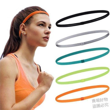 新品上架🔥【跑步髮帶】男女導汗運動髮帶防滑硅膠健身瑜伽跑步足球吸汗頭帶8flq