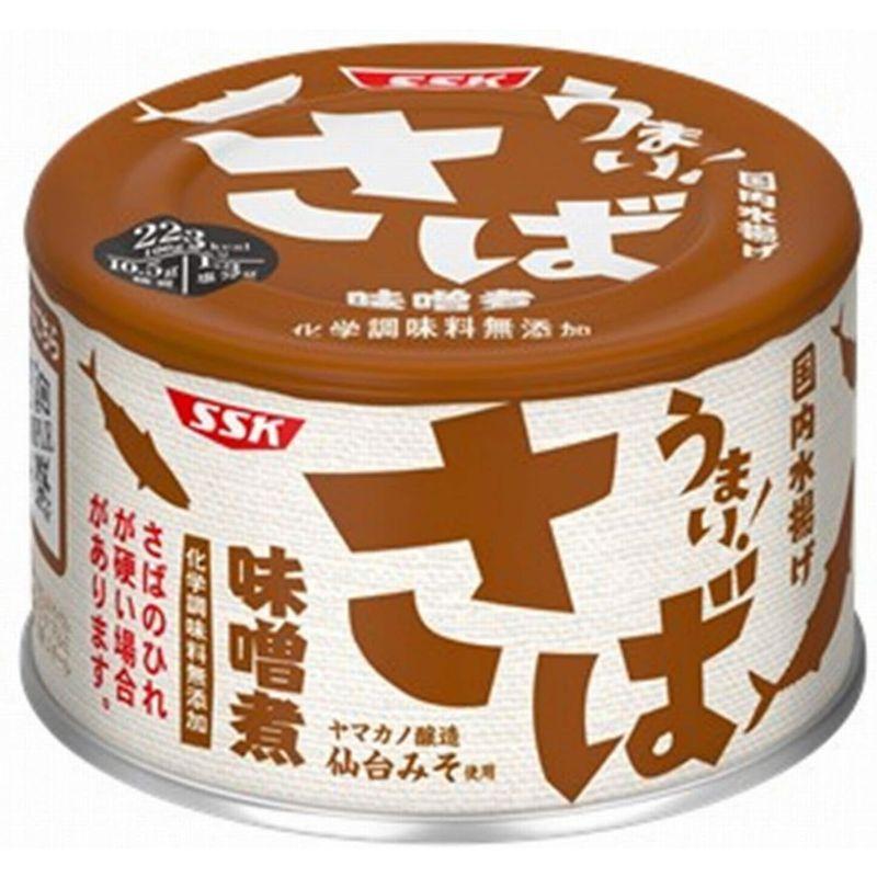 SSKセールス うまい さば味噌煮 150g×6個