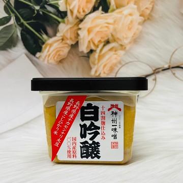 潼漾小舖 日本 神州一味噌 白吟釀 味噌 500g 十四割麴 味噌湯 味噌料理
