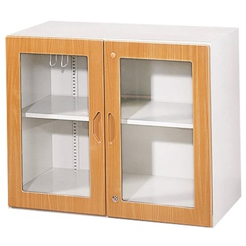 【時尚屋】二層式玻璃鋼木櫃Y107-4/可選色