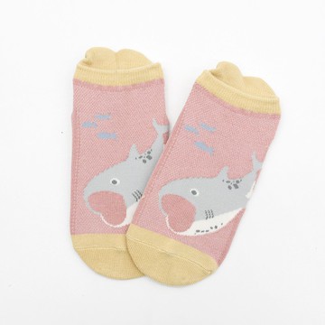 抗菌除臭萊卡短襪-巨口鯊