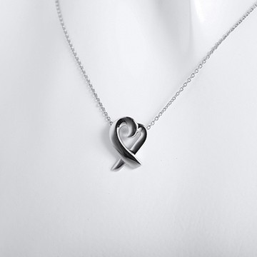二手品 Tiffany&Co. 經典愛心項鍊 925純銀