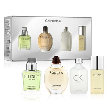 Calvin Klein 凱文克萊 CK ONE 中性淡香水禮盒15ml*4入-贈紙袋