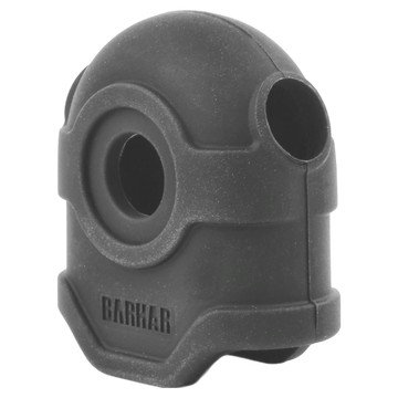 BARHAR 鉤環快扣繩索保護套 矽膠材質 尺寸35x20x40mm 孔徑9mm 10個/包  35 x 20 x 40mm  黑色  1組