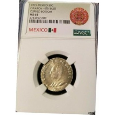 品質保証書付】 アンティークコイン NGC PCGS 1915 メキシコ 50