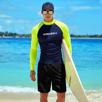 防曬長袖游泳衣套裝備速干沖浪服潛水服男大碼浮潛水母衣漂流泳褲