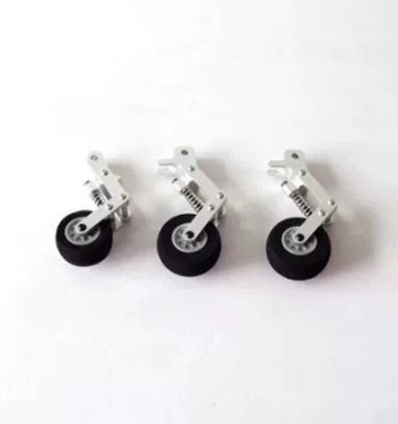 600 飛狼 Airwolf 像真機殼收輪組 金屬腳架 起落架