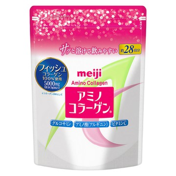 meiji 明治 台灣公司貨 Amino Collagen 氨基膠原蛋白 膠原蛋白粉 28日份  196g  1包