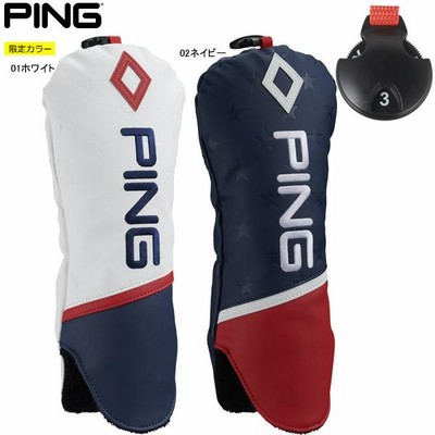 ♪【22年SSモデル】ピンゴルフ USA H/C FW ヘッドカバー HC-P222 (フェアウェイウッド用) 36203 PING GOLF TOUR