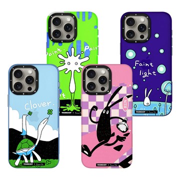 iPhone 15 Pro Max 殼 YOUNGKIT原創潮流 iPhone 15 Pro Max 6.7吋 守護系列 霧感聯名防摔手機殼