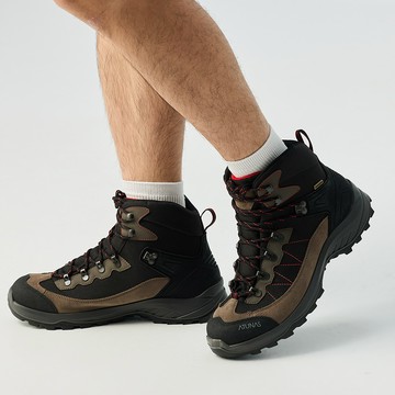 中筒登山健行鞋/防水鞋(A1GCFF08N咖啡/防水/透氣/耐磨)