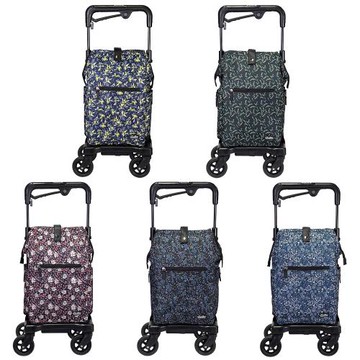 【Rollker羅克】購物車 購物推車 買菜車 手推車 旅行推車 行李 拉桿 拐杖車 萬向輪 防潑水(NO.07SC)