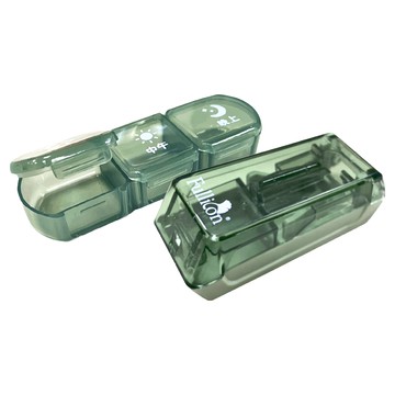 Fullicon 護立康 隱刀式精準切藥器 + 隨身保健盒 食品級PP材質 SGS國際認證 體積輕巧好攜帶  1組