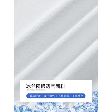 吉普夏季冰絲短袖T恤男士2025新款寬松薄款速干半袖體恤上衣男裝