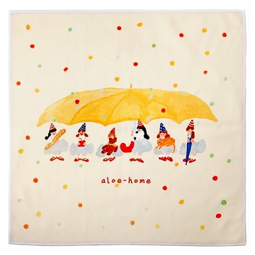 日光生活魔術自黏收納布-雨傘女孩