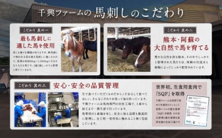 馬刺し赤身・タタキ・ユッケセット 馬肉 冷凍 タレつき 熊本県 高森町