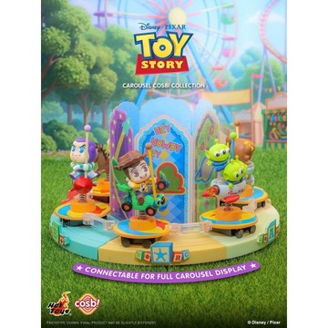 迪士尼Disney 玩具總動員 旋轉木馬款 Q版公仔盲盒(隨機出貨)【拆封不退】