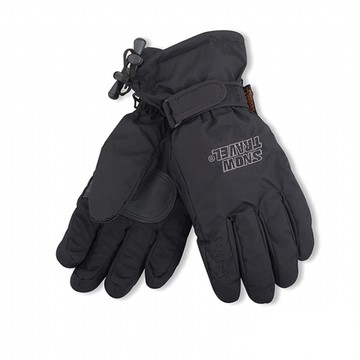 SNOWTRAVEL 雪之旅 兩件式防水透氣手套 STAR003-BLK 黑色