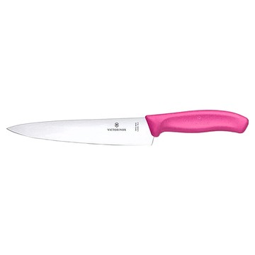 VICTORINOX 瑞士維氏 刃長主廚刀切肉刀牛刀 全程瑞士製造好品質 v68006all  19cm  粉紅色  1支