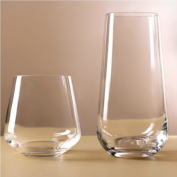 匯福 多年老店 輕奢Duende敦迪水晶洋酒杯扎啤酒水杯果汁杯茶杯子