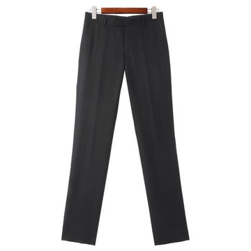 特399-男士黑色中腰修身休閑西褲 純綿羊毛 有襯里 公價2590