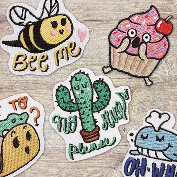 【刺繡布貼】可愛美式卡通 (五款)