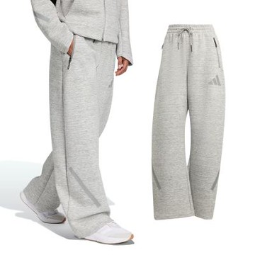 Adidas W Z.N.E. PR PT 女款 灰色 反光 中腰 寬鬆 運動 長褲 JV5947