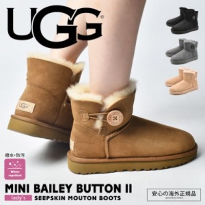 アグ UGG BAILEY BUTTON ムートンブーツ US7 レディース24.0cm /saa008166