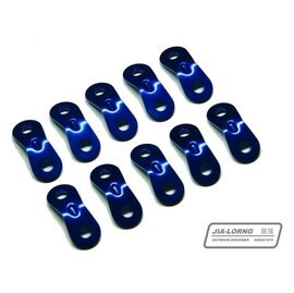 ├登山樂┤臺灣 JIA-Lorng 嘉隆 防磨繩鋁合金調節片加厚2m/m 深藍電鍍 (10片/包)#R-A10B