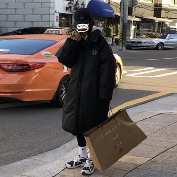 羽絨棉服女冬季2023年新款韓版寬松中長款爆款棉衣棉襖冬天厚外套