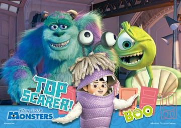 百耘圖 - MonstersInc怪獸電力公司(5)拼圖108片-HPD0108-243