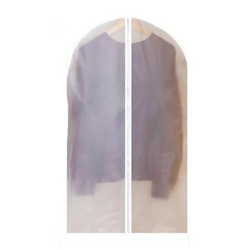 衣物防塵收納袋  PE+EVA環保材質  拉鍊款  防水防潮  半透明設計  可水洗  M(80 x 60cm)   5個裝  1組