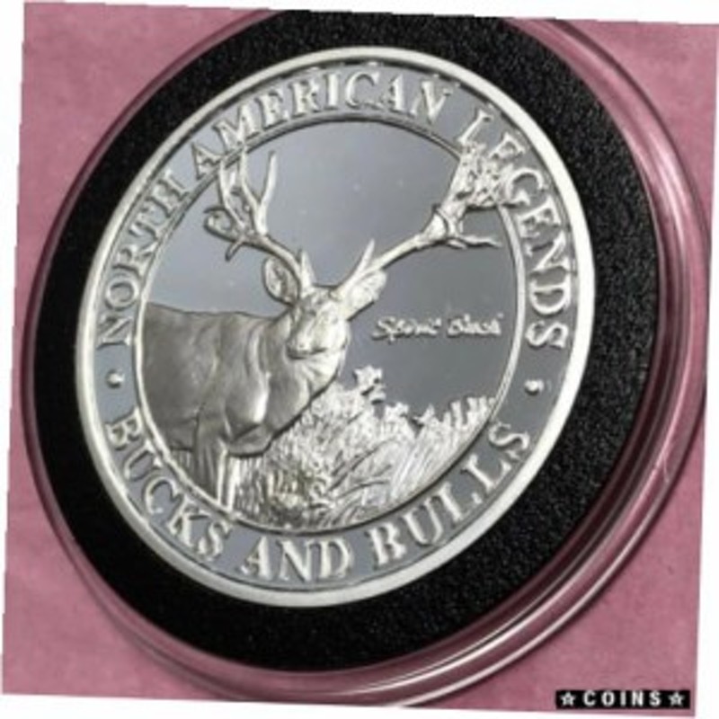 アンティークコイン Spirit Buck Hunting Club Bucks & Bulls Coin 1