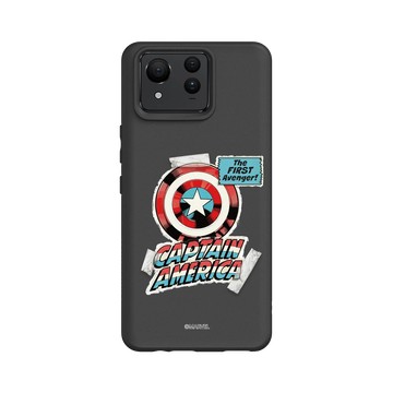 Zenfone 11 Ultra SolidSuit 黑 - 迪士尼-漫威 Marvel - 漫威系列 - 美國隊長 – 復古盾牌