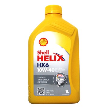 SHELL HX6 10W40 合成機油【299免運領券再享折扣】